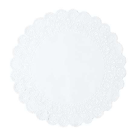 SMITH LEE Smith Lee 5 White Round French Lace Paper Doily, PK10000 D301015